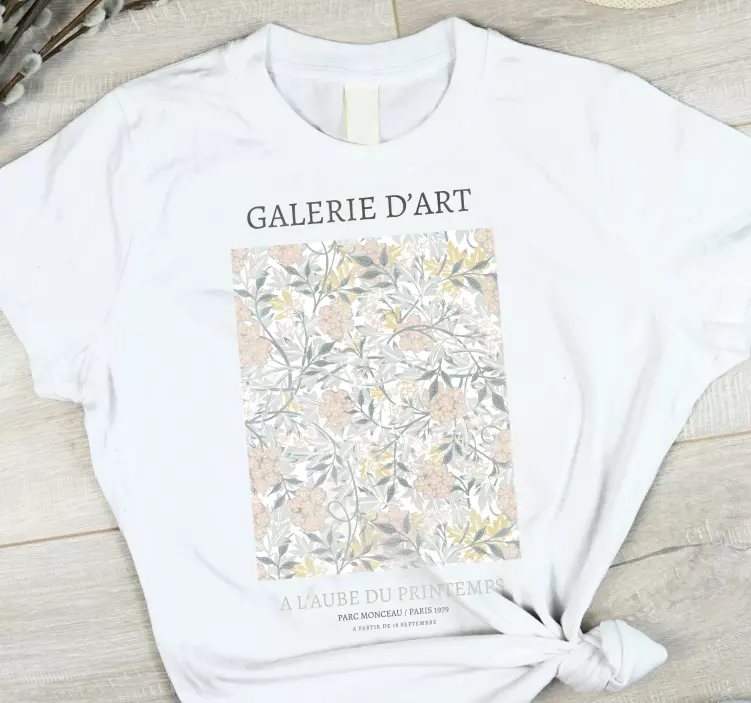 Blomstergalerie d'art original t-shirt - TenStickers