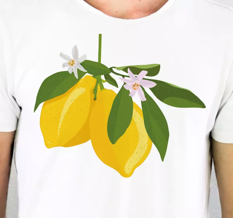 Citron frugt træ søde t-shirt - TenStickers