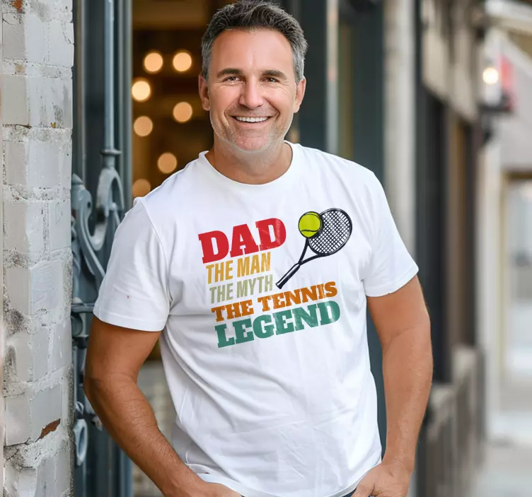 Far tennislegenden t shirt original - TenStickers