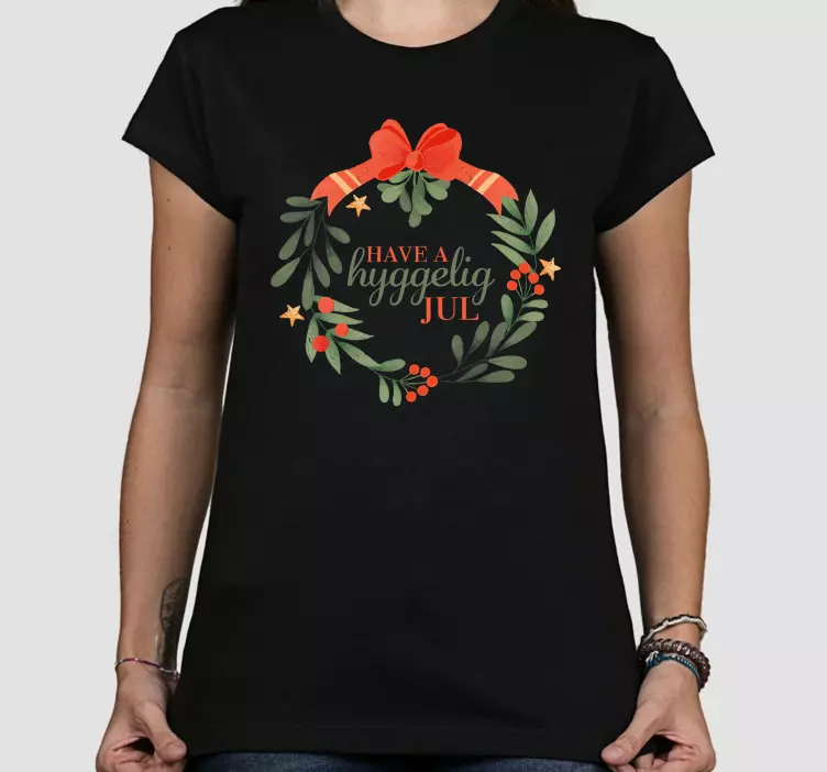 Have en hyggelig jul design juleskjorte - TenStickers