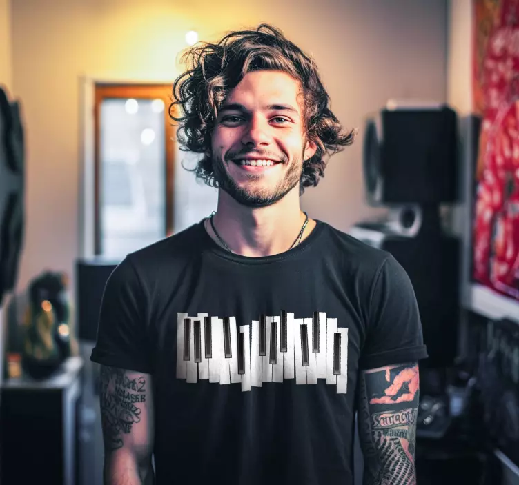 Klaver tastatur original t shirt - TenStickers
