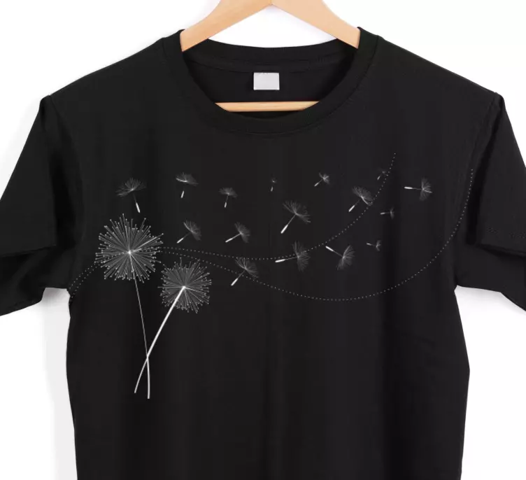 Mælkebøtte blomst tilpasset t-shirt - TenStickers
