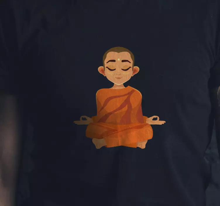 Meditation brugerdefineret t-shirt - TenStickers