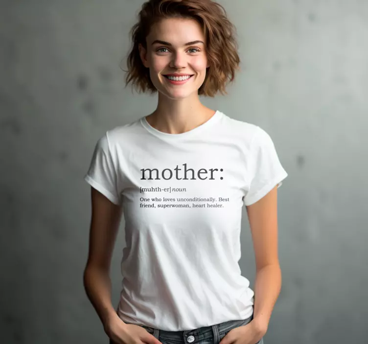 Mor definition mors dag t-shirt - TenStickers