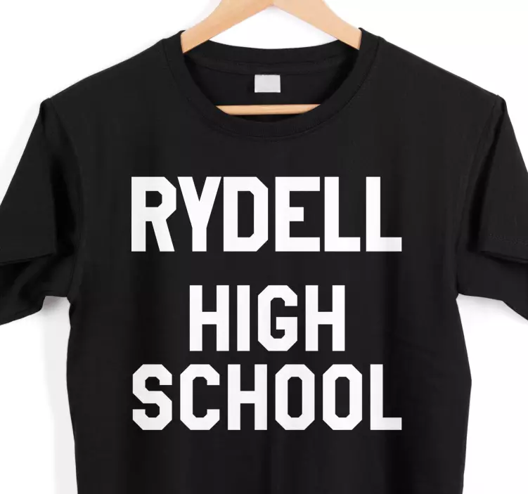 "rydell high school grease" tilpasset t-shirt - TenStickers