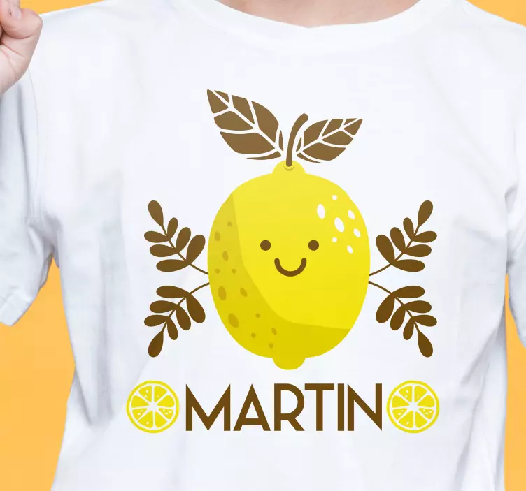 Smilende citroner børnet-shirt - TenStickers