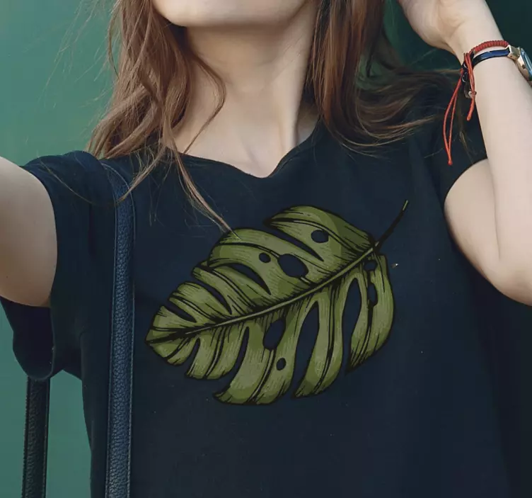 Smuk grøn t-shirt - TenStickers