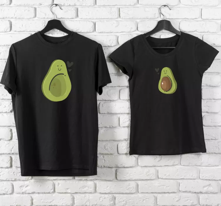 Søde avocadoer par t-shirts - TenStickers