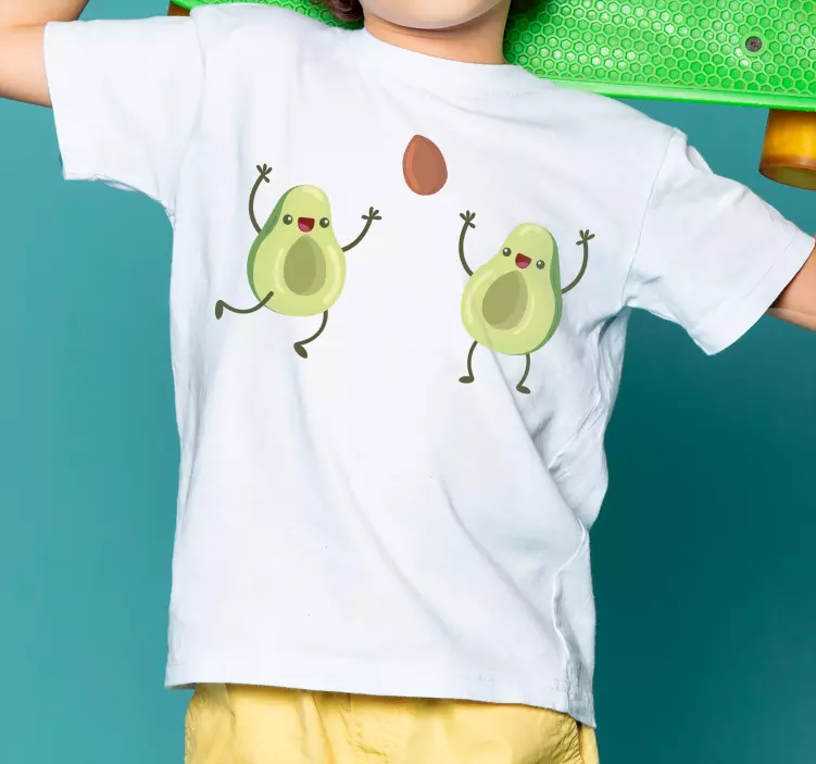 Spille avocado børn t-shirt - TenStickers