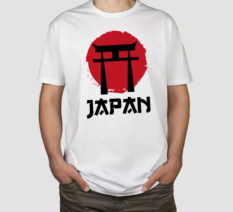 Tegnet japansk t-shirt - TenStickers