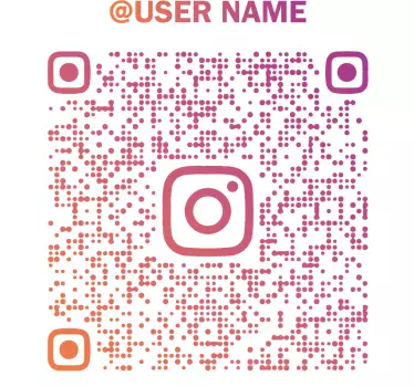 Instagram qr-kode t shirt original - TenStickers