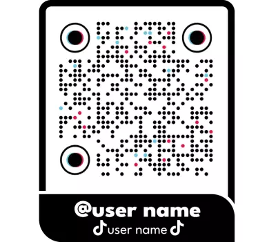 Tiktok qr-kode t shirt original - TenStickers