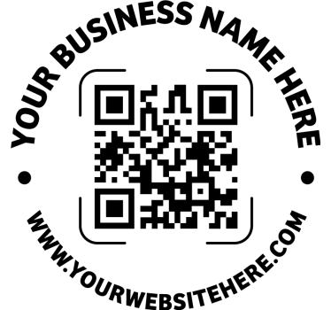 Business qr-kode t shirt original - TenStickers