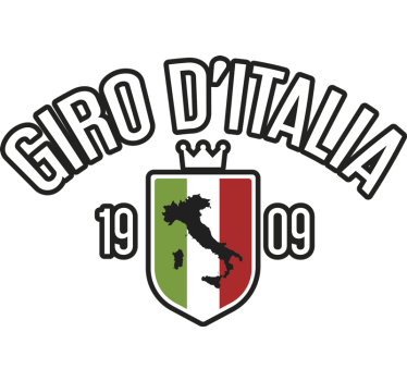 giro d'italia skjold original t-shirt - TenStickers
