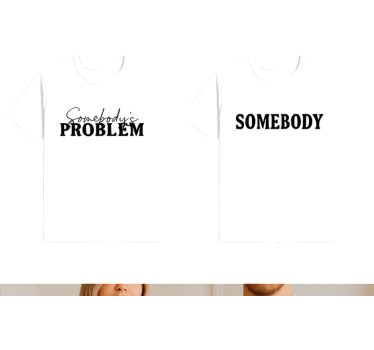 Par t-shirt nogens problem - TenStickers