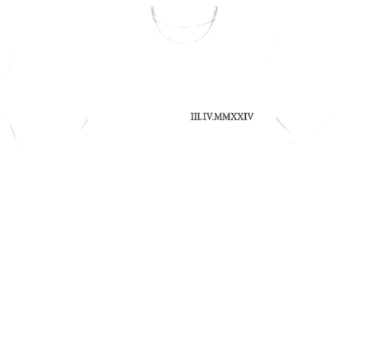 Par t-shirt med matchende romertal - TenStickers