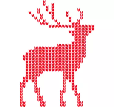 Jul t-shirt rensdyr - TenStickers