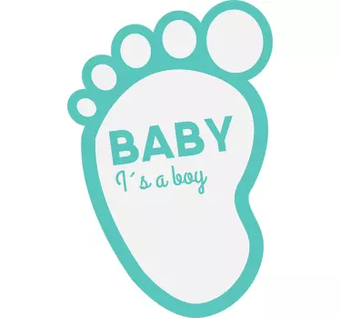 Det er en baby dreng mødre t shirt - TenStickers