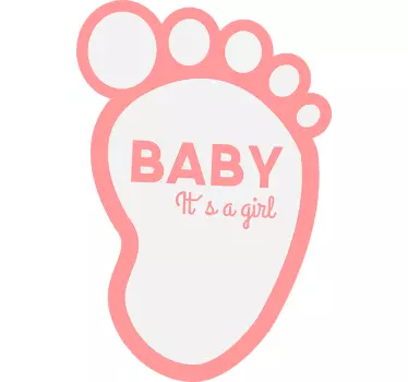 Det er en baby pige mødre skjorte - TenStickers