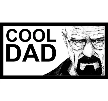 Cool far heisenberg skjorte fars dag - TenStickers