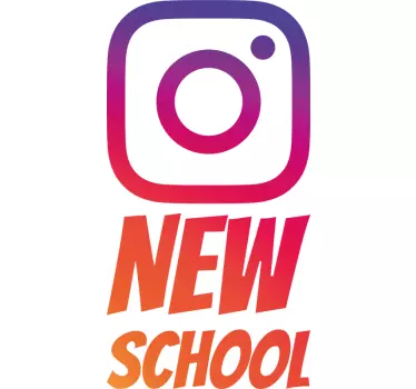 Instagram og facebook forældre børn t-shirt - TenStickers