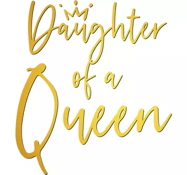 Dronning & prinsesse mor og datter t-shirt - TenStickers