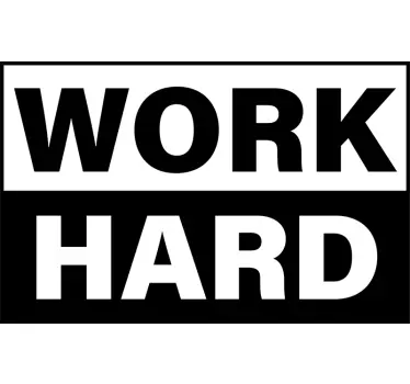 Arbejde hårdt spille hårdt far og barn t-shirt - TenStickers