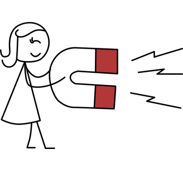 Hjerte magnet t shirt - TenStickers