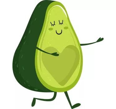 Glad avokado par t-shirt - TenStickers