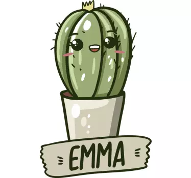 Kaktus du og mig par t-shirts - TenStickers