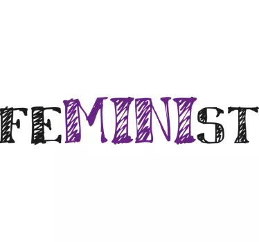 Feministiske t-shirts til babyer og børn - TenStickers