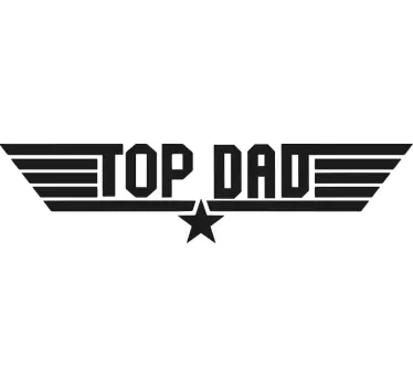 Far og søn tøj fra Top Gun matchende - TenStickers