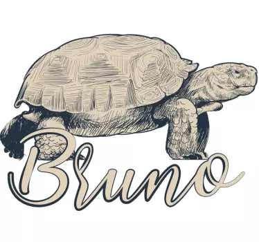 Skildpadder med navnepar skjorter - TenStickers