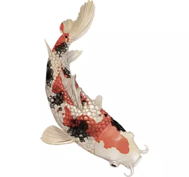 Par t-shirt farverige koi fisk - TenStickers