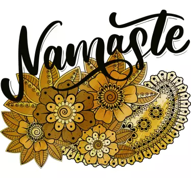 Paisley indisk stil t-shirt - TenStickers