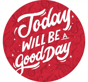 Original t-shirt med positive vibes budskab - TenStickers