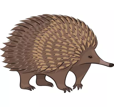 Original t-shirt med sød echidna dyremotiv - TenStickers