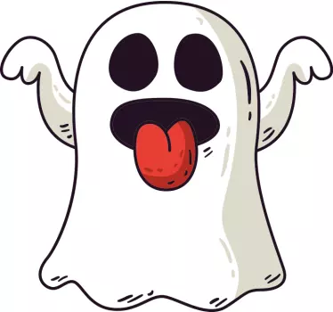 Halloween spøgelser flyvende halloween t-shirt - TenStickers