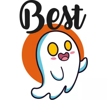 Mor og datter t-shirt bedste spøgelses kostume - TenStickers