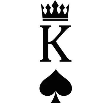 Konge & dronning matchende skjorter til par - TenStickers
