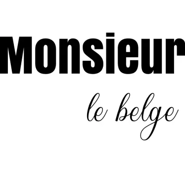 Mor og datter t-shirt monsieur madame par t-shirts - TenStickers