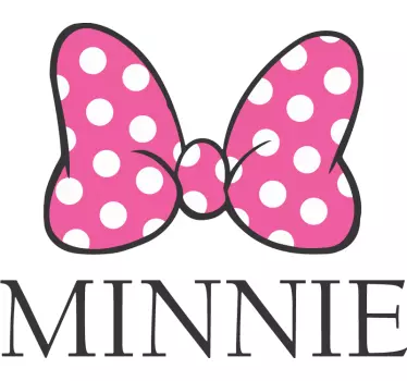 Mor og datter t-shirt minnie mouse sløjfe sæt - TenStickers