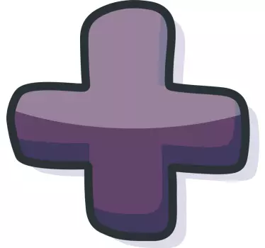 Plus og minus matchende skjorter til par - TenStickers