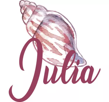 Havtema med navne par t-shirt - TenStickers