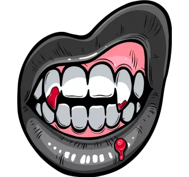 Par t-shirt med dristig læbe grafik - TenStickers