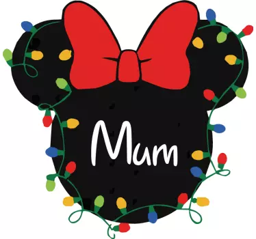 Disney jul familie mor og datter skjorte - TenStickers