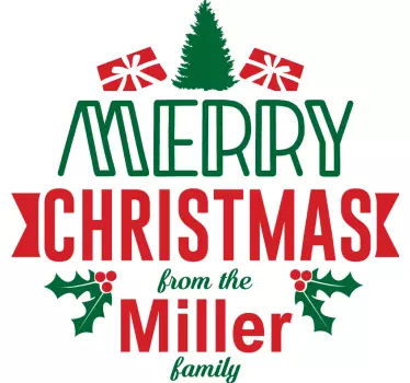 God jul og et godt nytår julet-shirts - TenStickers