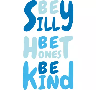 Være fjollet børneskjorte - TenStickers