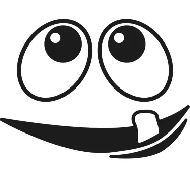 Smilende en tand monster børneskjorte - TenStickers