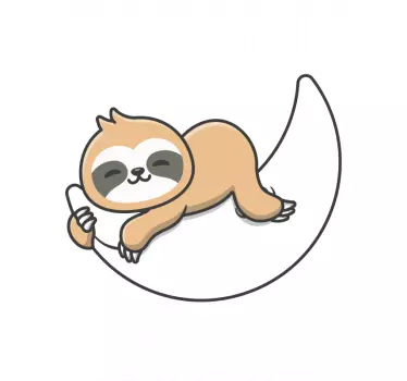 Bare gør det senere dovendyr børneskjorte - TenStickers